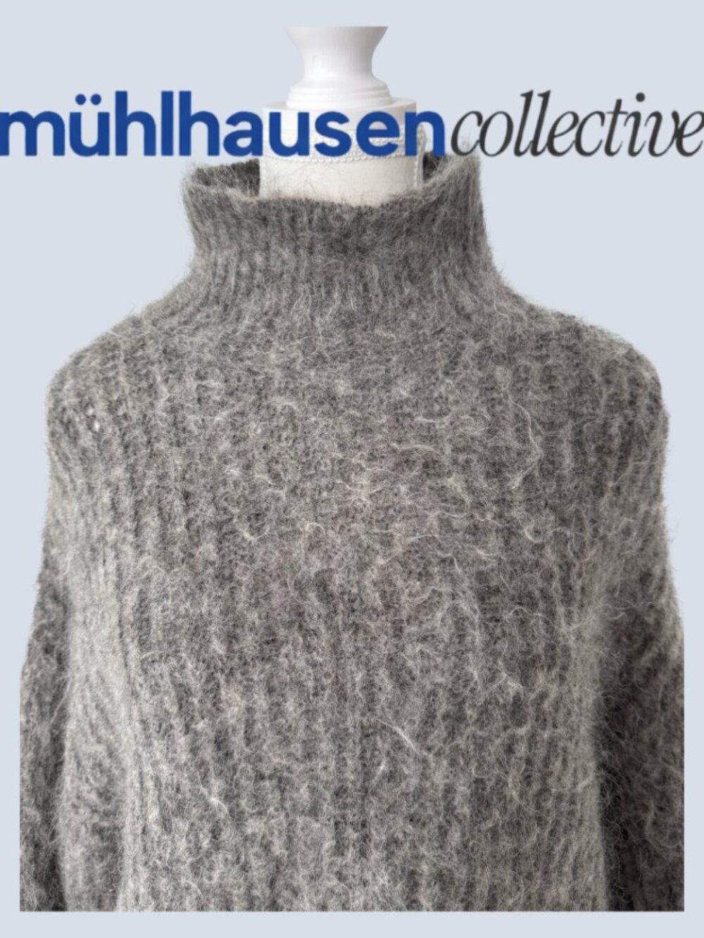 H&M Mohair Blend Turtleneck Sweater